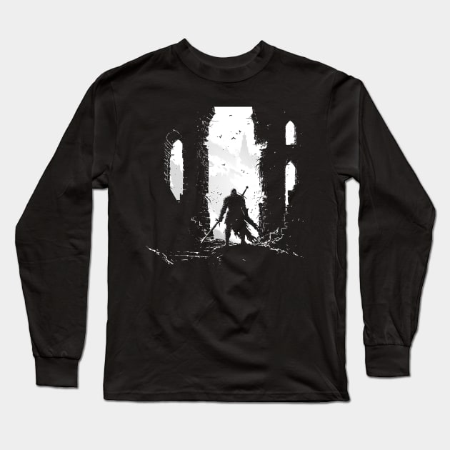 dark soul Long Sleeve T-Shirt by dorapeterx